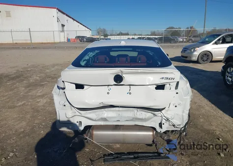 2022 BMW 430I Gran Coupe from USA, damaged, VIN WBA63AV05NFM22038